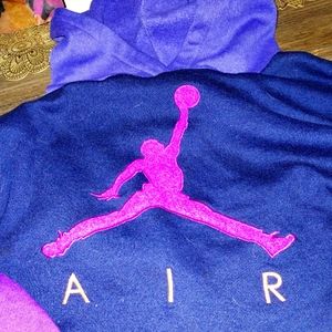 Retro kids size large versatile hoodie Jordan